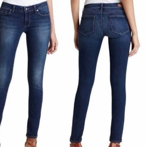 Paige Skyline Skinny Jeans - Dark Wash - 25 - Picture 1 of 1